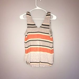 Summer stripe tank top, worn twice